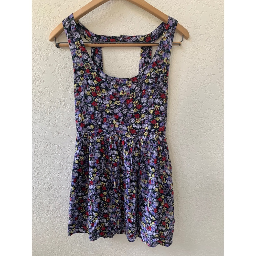 Pinkzone Floral Mini Dress Size Small